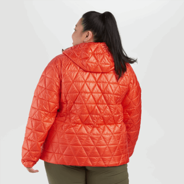 Outdoor Research Sudadera Con Capucha De Talla Grande Con Aislamiento De Helio Para Mujer Puesta De Sol