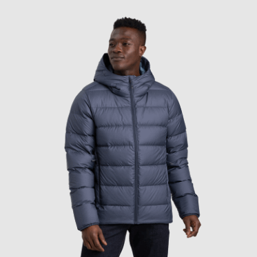 Outdoor Research Hombre Coldfront Down Hoodie Azul Marino