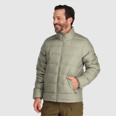 Chaqueta De Plumón De Frente Frío Para Hombre De Investigación Al Aire Libre Pedernal