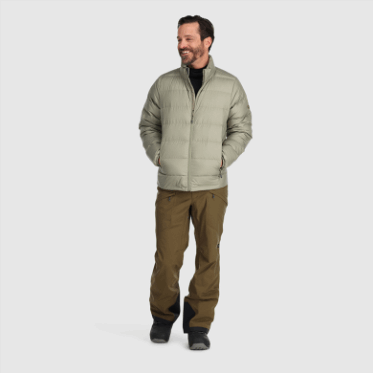Chaqueta De Plumón De Frente Frío Para Hombre De Investigación Al Aire Libre Pedernal