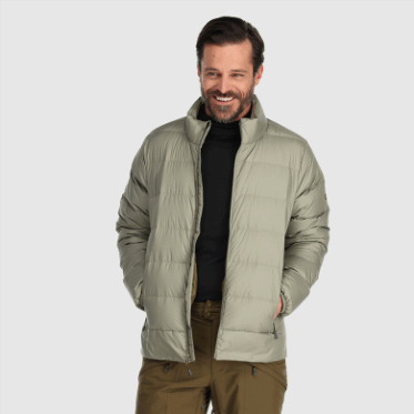 Chaqueta De Plumón De Frente Frío Para Hombre De Investigación Al Aire Libre Pedernal