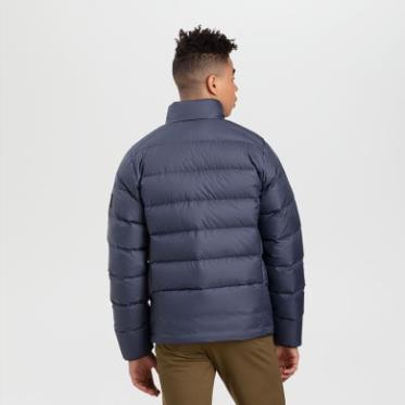 Chaqueta De Plumón De Frente Frío Para Hombre De Investigación Al Aire Libre Azul Marino
