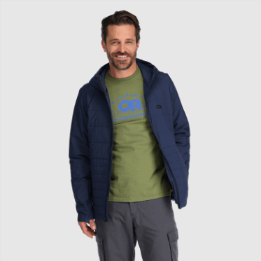 Outdoor Research Men's Shadow Sudadera Con Capucha Y Aislamiento Azul Marino
