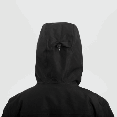 Investigación Al Aire Libre De Los Hombres Stormcraft Abajo Parka Negro