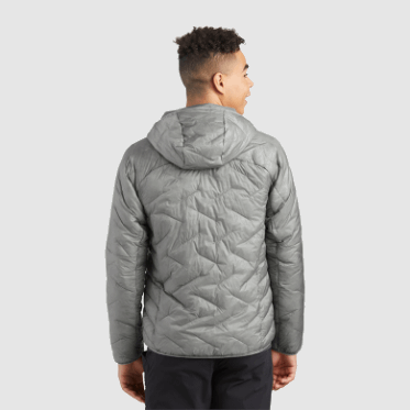 Outdoor Research Superstrand Lt Sudadera Con Capucha Para Hombre Peltre Claro