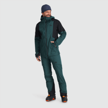 Chaqueta Skytour Ascentshell Para Hombre De Investigación Al Aire Libre Treeline/negro