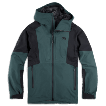 Chaqueta Skytour Ascentshell Para Hombre De Investigación Al Aire Libre Treeline/negro