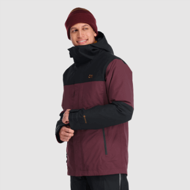 Chaqueta De Tormenta Kulshan Para Hombre De Investigación Al Aire Libre Kalamata / Negro