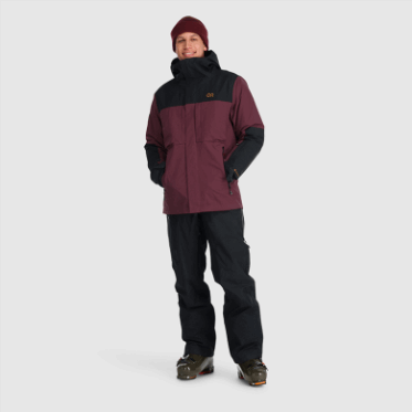 Chaqueta De Tormenta Kulshan Para Hombre De Investigación Al Aire Libre Kalamata / Negro