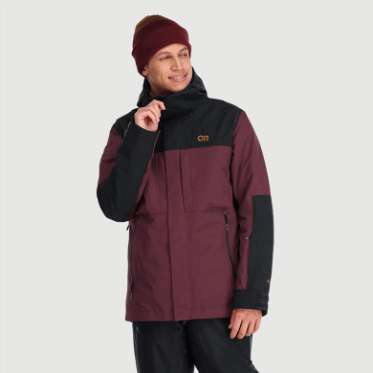 Chaqueta De Tormenta Kulshan Para Hombre De Investigación Al Aire Libre Kalamata / Negro