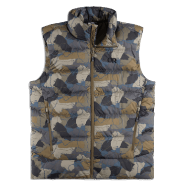 Chaleco De Plumón De Frente Frío Para Hombres De Investigación Al Aire Libre Loden Camo