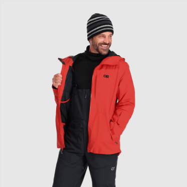 Chaqueta De Equipo De Nieve Para Hombres De Investigación Al Aire Libre Arándano