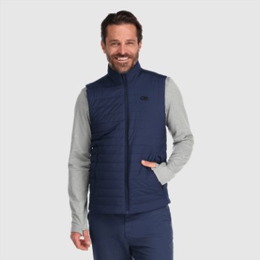 Chaleco Aislante Shadow Para Hombre De Investigación Al Aire Libre Azul Marino