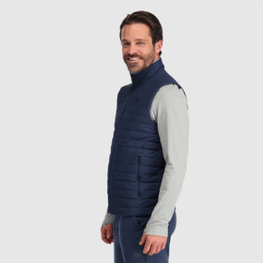 Chaleco Aislante Shadow Para Hombre De Investigación Al Aire Libre Azul Marino