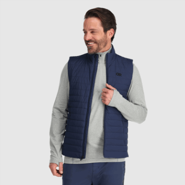 Chaleco Aislante Shadow Para Hombre De Investigación Al Aire Libre Azul Marino