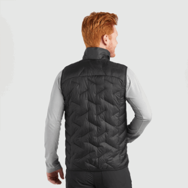 Outdoor Research Superstrand Lt Chaleco Negro Para Hombre