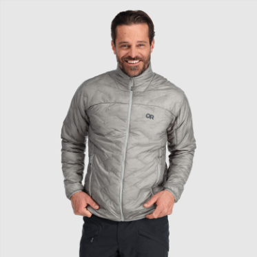 Chaqueta Superstrand Lt De Outdoor Research Para Hombre, Peltre Claro