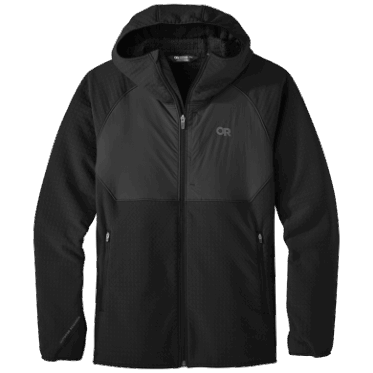 Outdoor Research Vigor Plus Polar Con Capucha Para Hombre Negro