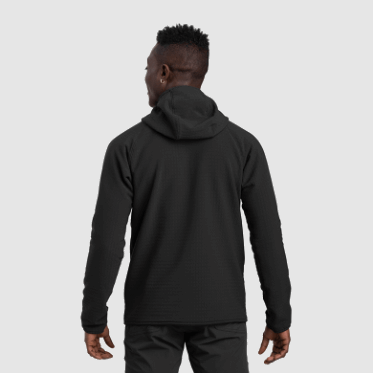 Outdoor Research Vigor Plus Polar Con Capucha Para Hombre Negro