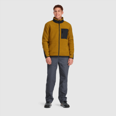 Chaqueta De Forro Polar Juneau Para Hombre De Investigación Al Aire Libre Tapenade