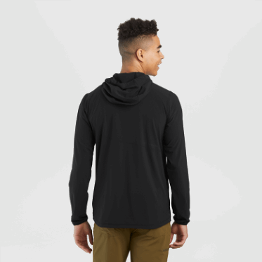 Outdoor Research Astroman Sun - Sudadera Con Capucha Para Hombre, Color Negro