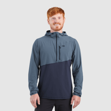 Outdoor Research Hombre Astroman Sun Sudadera Con Capucha Nimbus/naval Blue