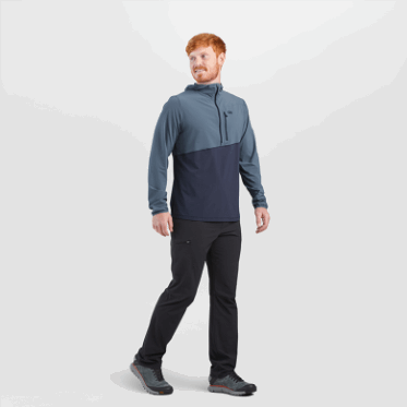 Outdoor Research Hombre Astroman Sun Sudadera Con Capucha Nimbus/naval Blue