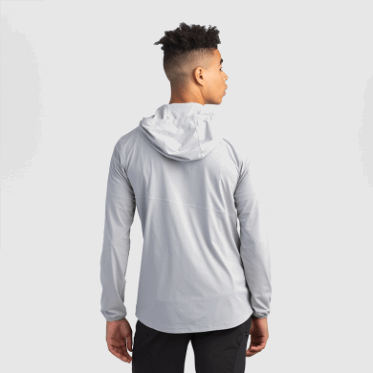 Outdoor Research Hombre Astroman Sol Sudadera Con Capucha Guijarro