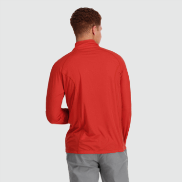 Outdoor Research Echo Para Hombre Con Cremallera De Un Cuarto Arándano