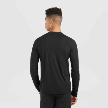 Camiseta De Manga Larga Eco Para Hombre De Investigación Al Aire Libre Negra