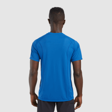 Camiseta Eco Para Hombre De Investigación Al Aire Libre Azul Clásico