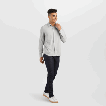 Outdoor Research Astroman Manga Larga Para Hombre Pebble