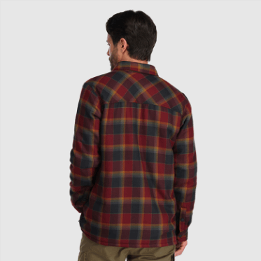 Chaqueta De Camisa De Retroalimentación Para Hombres De Investigación Al Aire Libre Kalamata Plaid
