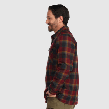 Chaqueta De Camisa De Retroalimentación Para Hombres De Investigación Al Aire Libre Kalamata Plaid