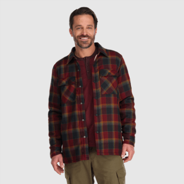 Chaqueta De Camisa De Retroalimentación Para Hombres De Investigación Al Aire Libre Kalamata Plaid