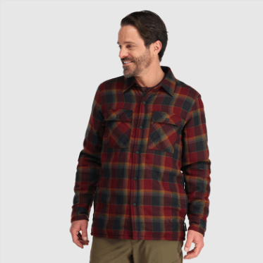 Chaqueta De Camisa De Retroalimentación Para Hombres De Investigación Al Aire Libre Kalamata Plaid