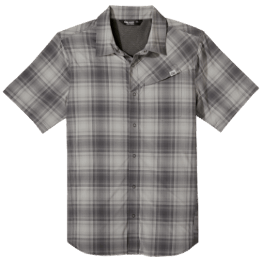 Investigación Al Aire Libre De Los Hombres Astroman S / S Sol Camisa A Cuadros Fatiga