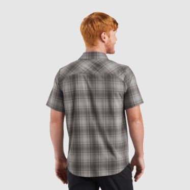 Investigación Al Aire Libre De Los Hombres Astroman S / S Sol Camisa A Cuadros Fatiga