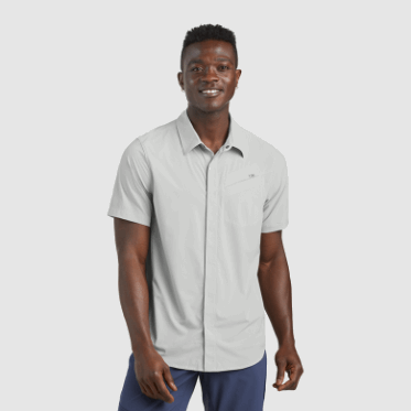 Outdoor Research Hombre Astroman S/s Sun Shirt Guijarro