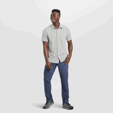 Outdoor Research Hombre Astroman S/s Sun Shirt Guijarro