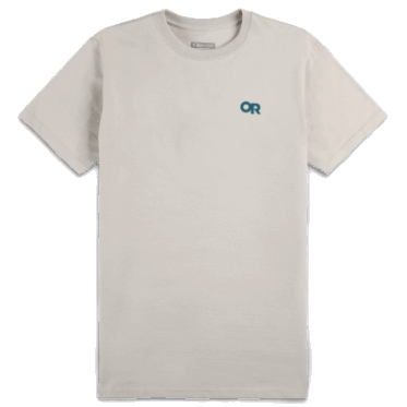 Camiseta Con Logo En La Parte Posterior Del Bloqueo De Investigación Al Aire Libre Guijarro/lago Profundo