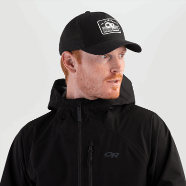 Gorra De Camionero Defensor De La Investigación Al Aire Libre Negro