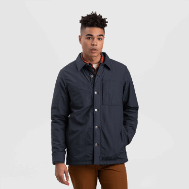 Chaqueta De Trabajo Con Forro Para Hombre De Investigación Al Aire Libre Azul Marino