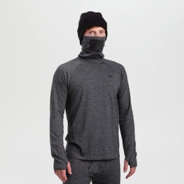 Outdoor Research Alpine Onset Merino Para Hombre Ubertube Top Carbón Jaspeado