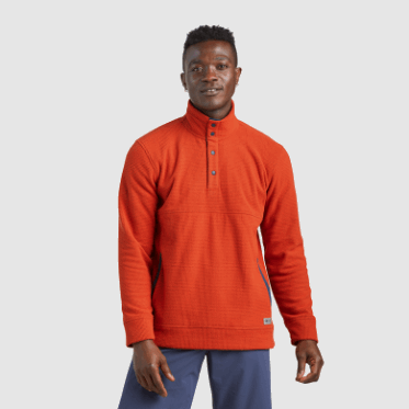 Investigación Al Aire Libre Trail Mix Snap Pullover Para Hombre II Redrock