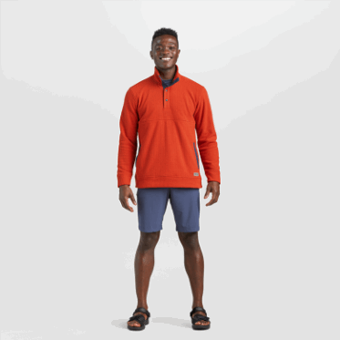 Investigación Al Aire Libre Trail Mix Snap Pullover Para Hombre II Redrock
