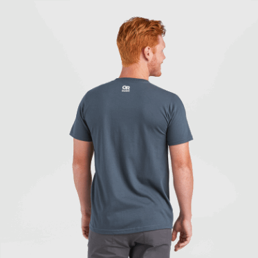 Camiseta Mt Baker Para Hombre De Investigación Al Aire Libre Azul Marino