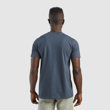 Camiseta De Investigación Al Aire Libre Para Hombres O Abogado S / S Azul Marino / Brote