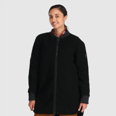 Outdoor Research Abrigo De Forro Polar Sherpa Juneau Para Mujer Negro