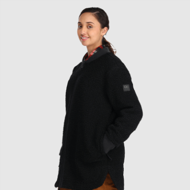 Outdoor Research Abrigo De Lana Sherpa Juneau Para Mujer Negro Especial